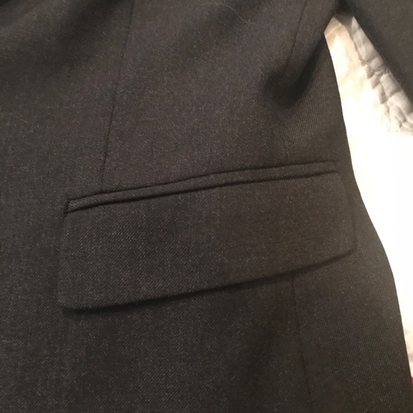 Calvin Klein Size 2 Wool Black Blazer - Picture 5 of 7